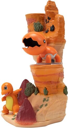 بيئة كهف جبلية مختارة من نوع بوكيمون دراجون - مجموعة عرض متعددة المستويات مع شخصيات معركة Tyrunt وZubat مقاس 2 بوصة in Kuwait