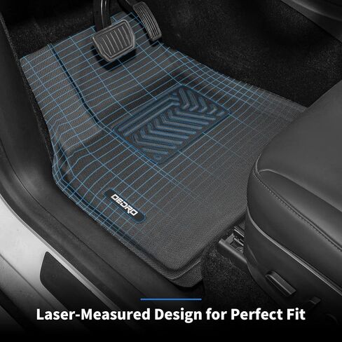 OEDRO Floor Mats Fit for Tesla Model 3 Highland 2024, All Weather Waterproof Accessories for Model 3 Floor Mats, Rear Trunk Mat Cargo Liners in Saudi Arabia