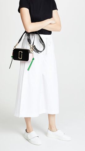 Marc Jacobs Women's Snapshot Camera Bag, Black/Baby Pink, One Size in Saudi Arabia