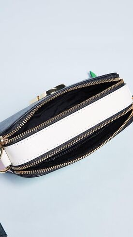 Marc Jacobs Women's Snapshot Camera Bag, Black/Baby Pink, One Size in Saudi Arabia