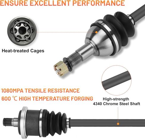 عمود المحور الخلفي CV لـ Can-Am Maverick 1000R Xrs Xmr Max DPS 2013 2014 2015 2016 705501948 705502356-1 قطعة يسار/يمين in Saudi Arabia