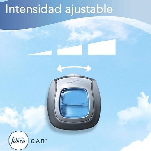 Febreze Car Air Freshener, Set of 5 Clips, Linen & Skyup to 150 Days (Packaging May Vary) in Saudi Arabia