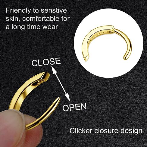 14G Belly Button Ring 8Pcs Belly Button Piercing Stainless Steel Belly Rings Cute CZ Heart Butterfly Clicker Belly Piercing Jewelry for Women in Saudi Arabia