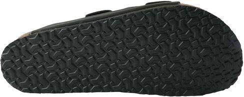 100% Genuine Leather Men's Sandals - Comfortable Cushioned Memory Foam Footbed, Slip-On Slides for Casual Summer Wear, Adjustable Fit, Durable Non-Slip Sole in Saudi Arabia