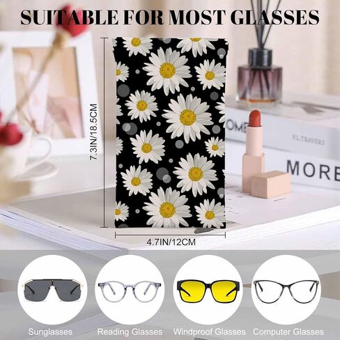 Beabes Colorful Tree Glasses Case, Glasses Cases Leather Sunglasses Organizer Eyeglasses Case Glasses Cases For Men Women in Kuwait