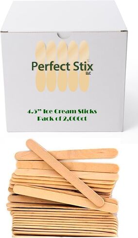 Perfect Stix - 4.5" Wooden Craft Sticks (114ST-2000) - 1000 Count (Pack of 2) in Saudi Arabia