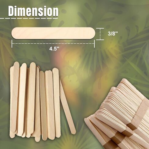 Perfect Stix - 4.5" Wooden Craft Sticks (114ST-2000) - 1000 Count (Pack of 2) in Saudi Arabia