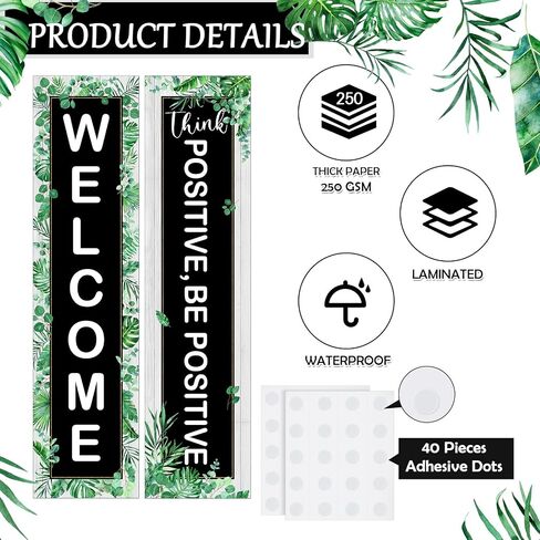 Classroom Welcome Banner Eucalyptus Classroom Decoration for Teacher Positive Welcome Bulletin Board Sign Banner for Primary Elementary Middle School Back to School Decoration Supply in Saudi Arabia