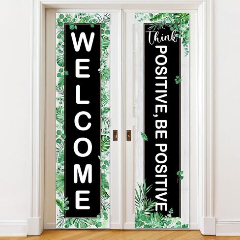 Classroom Welcome Banner Eucalyptus Classroom Decoration for Teacher Positive Welcome Bulletin Board Sign Banner for Primary Elementary Middle School Back to School Decoration Supply in Saudi Arabia
