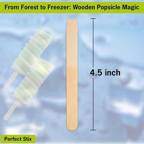 Perfect Stix - أعواد حرفية خشبية مقاس 4.5 بوصة (114ST-2000) - عدد 1000 (عبوة من قطعتين) in Saudi Arabia