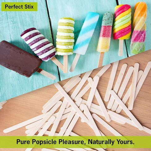 Perfect Stix - أعواد حرفية خشبية مقاس 4.5 بوصة (114ST-2000) - عدد 1000 (عبوة من قطعتين) in Saudi Arabia