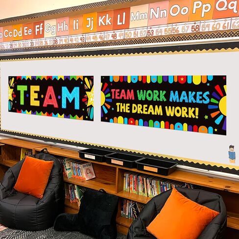 Classroom Decorations Welcome Banner Poster, 2Pcs Welcome Bulletin Board Decoration Wall Decor for Kindergarten Preschool Elementary Primary Middle High School Welcome Back to School Decorations in Saudi Arabia