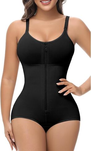 SHAPSHE Fajas Colombianas Moldeadoras Body Shaper Post Surgery Compression Garment Shapewear Tummy Control with Zipper in Kuwait