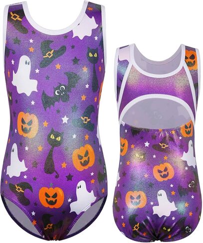 BAOHULU Gymnastics Leotards for Girls Sparkly Dance Outfit One Piece Kids Athletic Clothes in Saudi Arabia