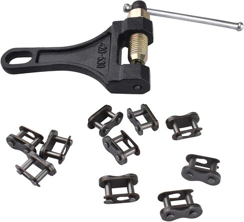 420 محرك الأسطوانة سلسلة 132 وصلات الكسارة ل 50cc 70cc 90cc 110cc 125cc SSR TaoTao Coolster أبولو باجا كازوما الصينية ATV 4 ويلر رباعية حفرة الدراجة الترابية in Kuwait