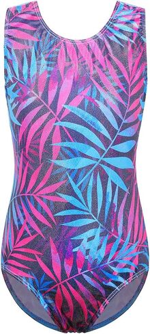 BAOHULU Gymnastics Leotards for Girls Sparkly Dance Outfit One Piece Kids Athletic Clothes in Saudi Arabia