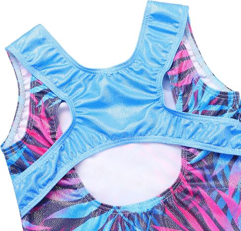 BAOHULU Gymnastics Leotards for Girls Sparkly Dance Outfit One Piece Kids Athletic Clothes in Saudi Arabia