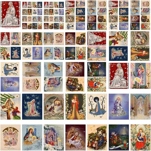 Decoupage Paper Pack (35 Sheets 6"x8") Kittens Love Christmas FLONZ Vintage Styled Christmas Pictures Cards for Decoupage, Craft and Scrapbooking in Saudi Arabia