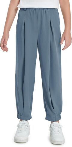 سراويل هالومونينغ للفتيات عالية الخصر كاجوال فضفاضة للركض مع جيوب in Saudi Arabia