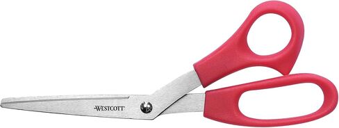 Westcott All Purpose Bent Scissor 8" Red (10703), Single in Kuwait