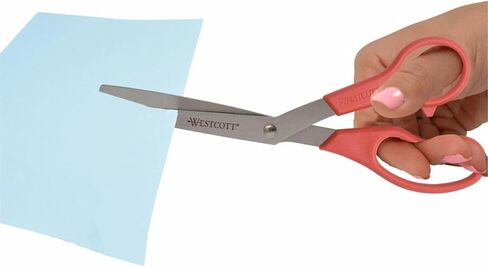 Westcott All Purpose Bent Scissor 8" Red (10703), Single in Kuwait