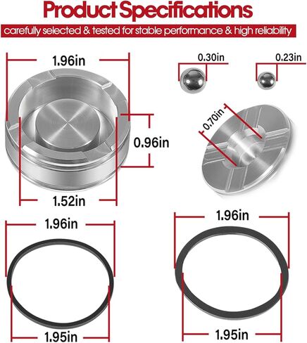 4L60 4L60E، 4L65E، 4L70E طقم مكبس تراكم بدون دبوس مع أختام لـ Sonnax، 1-2 و3-4، استبدل 77987-01K in Kuwait