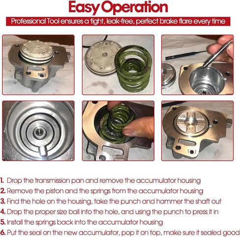 4L60 4L60E، 4L65E، 4L70E طقم مكبس تراكم بدون دبوس مع أختام لـ Sonnax، 1-2 و3-4، استبدل 77987-01K in Kuwait