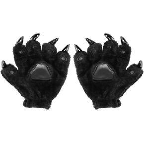 Halloween Costume Claws Animal Paw Gloves Dinosaur Bear Wolf Hands Party Cosplay Props Winter Cute Warm Gloves