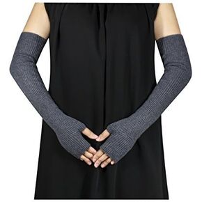 Dahlia Womens Cold Weather Arm Warmers - Elbow Length & Upper Arm Length