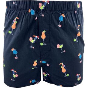 Men's Funny Patterned Soft Cotton Novelty Boxer Shorts Underwear S-XXL