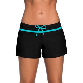 Women Beach Board Shorts Boy Short Pants Plus Size Tankini Bottom Swimwear Short