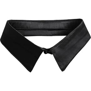 Womens Pearl Fake Collar Dickey False Collar Mock Blouse Collar Mini Cape Faux Collar