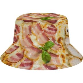 Funny Food Bucket Hat for Women Cute Fisherman Cap Realistic Sun Hat for Men Novetly Hats for Teens Summer Outdoor Beach