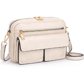 Crossbody Bags for Women Trendy, Vegan Leather Shoulder Handbags, Satchel Purse with Adjustable Strap