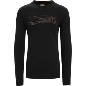 حذاء Icebreaker Merino للرجال 200 Oasis Ls Crewe Ski Stripes in Kuwait