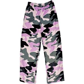 iscream Big Girls Silky Soft Plush Fleece Pants - Bold and Bright Collection