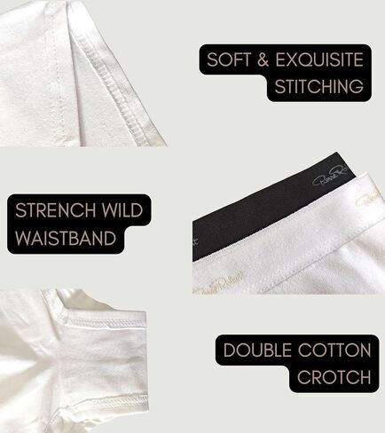 Womens Organic Cotton Boyshort Panties Underwear Teen Girls Sporty Boxer Briefs with Elastic Waistband in Saudi Arabia