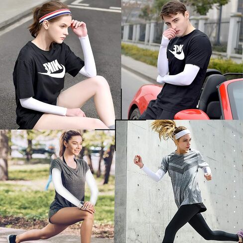 beister UV Protection Cooling Arm Sleeves, Women Men Summer Outdoor Sunblock Arm Cover in Saudi Arabia