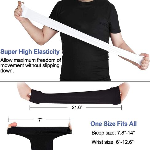 beister UV Protection Cooling Arm Sleeves, Women Men Summer Outdoor Sunblock Arm Cover in Saudi Arabia