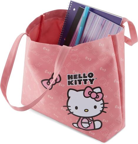 SANRIO Hello Kitty Leather Tote bag - Girls, Boys, Teens, Adults - Minnie Mouse Faux PU Leather Tote Handbag in Saudi Arabia
