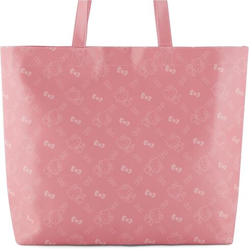 SANRIO Hello Kitty Leather Tote bag - Girls, Boys, Teens, Adults - Minnie Mouse Faux PU Leather Tote Handbag in Saudi Arabia