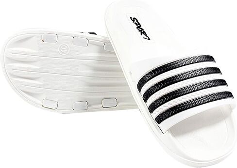 Mens Womens Lightweight Slide Sandals-Slip on Slides Sandal Shoes for Indoor or Outdoor-Unisex Flexible House Slipper Sport Slides in Saudi Arabia