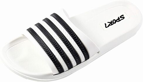 Mens Womens Lightweight Slide Sandals-Slip on Slides Sandal Shoes for Indoor or Outdoor-Unisex Flexible House Slipper Sport Slides in Saudi Arabia