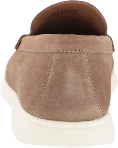 BOSS Men's Suede Loafers with Contrast Rubber Sole in Saudi Arabia