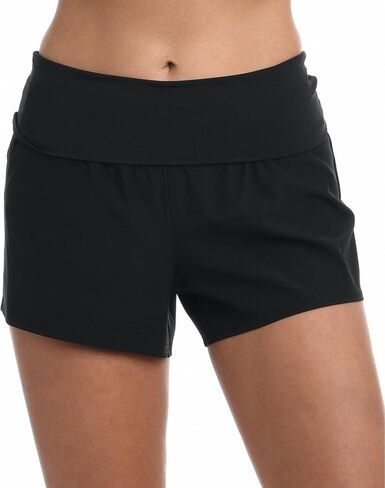 La Blanca Women's Island Goddess Banded Boardshort Swimsuit Bottom in Saudi Arabia