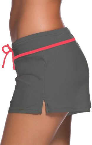 Women Beach Board Shorts Boy Short Pants Plus Size Tankini Bottom Swimwear Short in Saudi Arabia