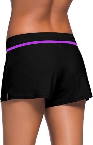 Women Beach Board Shorts Boy Short Pants Plus Size Tankini Bottom Swimwear Short in Saudi Arabia