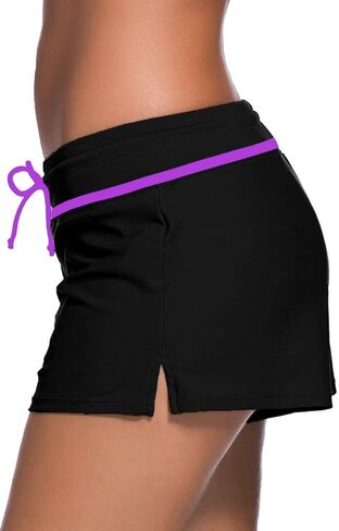 Women Beach Board Shorts Boy Short Pants Plus Size Tankini Bottom Swimwear Short in Saudi Arabia