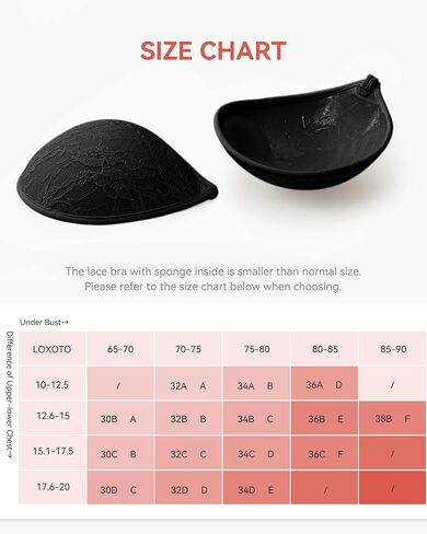 Loxoto Adhesive Bra Strapless Sticky Bra Lace Fabric Invisible Stick Bra for Woman Backless Dress Bra with Nipple Covers in Saudi Arabia