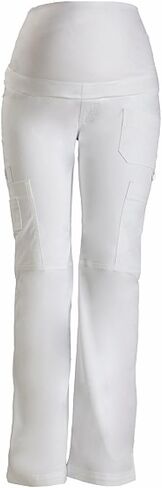 Dickies Medical Scrubs 85200 Women's Maternity Knit Waist Pull-On Scrub Pant White XX-Large in Saudi Arabia